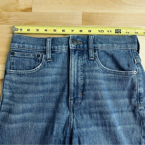 Madewell‎ Classic Straight Jeans in Coldbrook Wash High Rise Women's Size 25 - Picture 11 of 12